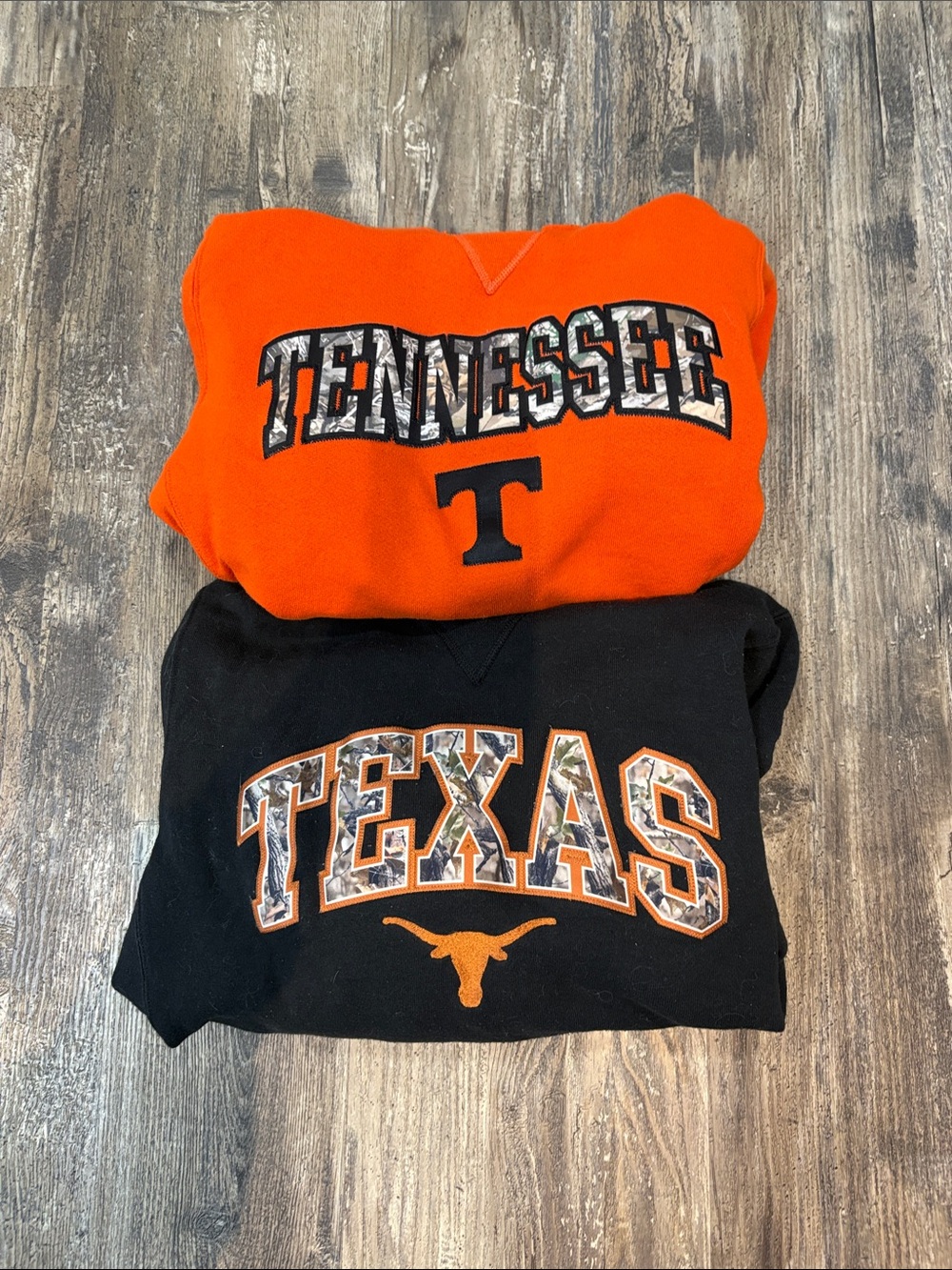 Tennessee Orange and Texas Hooded Sweatshirt - University Logo Under Armour